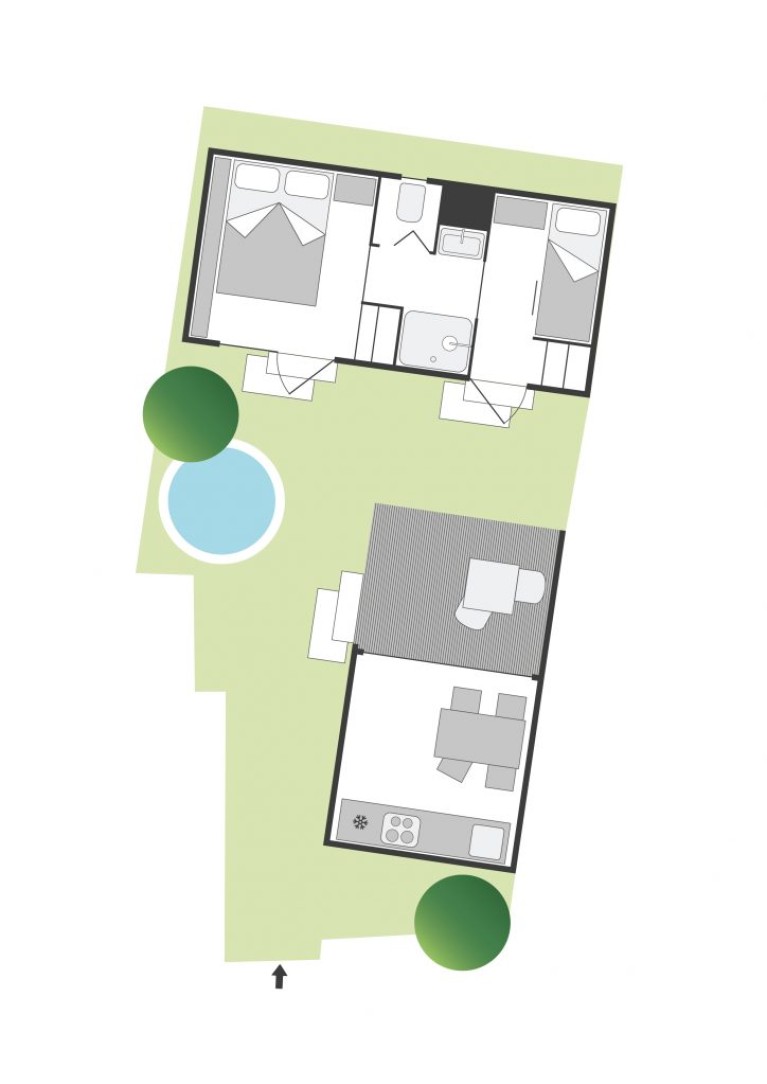 Camping Village Piccola Gardiola Lodge 4 Personen