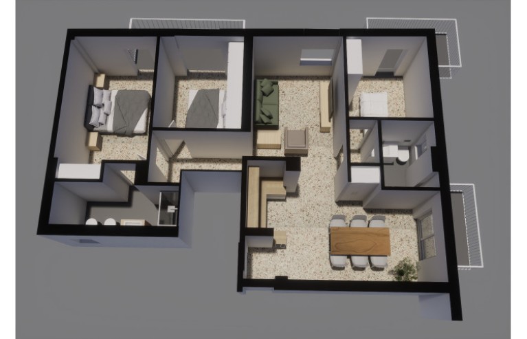 Villa Maria Vierzimmer-Wohnung Quadri