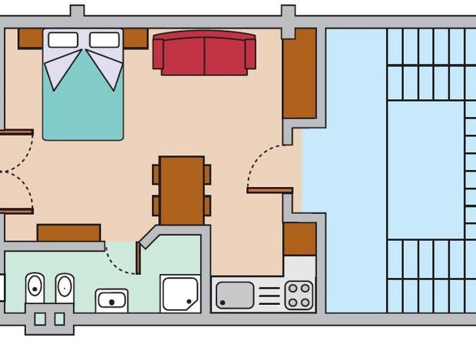 Residenz MareBlu Studio A 