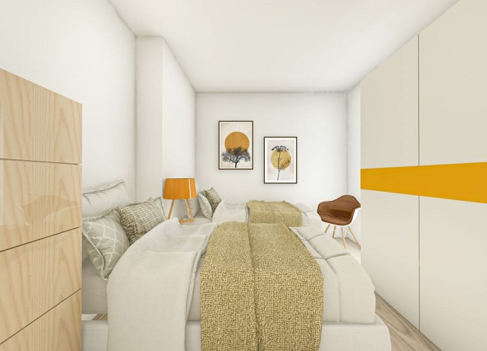 Residenz Zero Zero Dreizimmer-Wohnung Tipo C6 