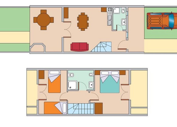 Residenz MareBlu Dreizimmer-Wohnung Trilo E 