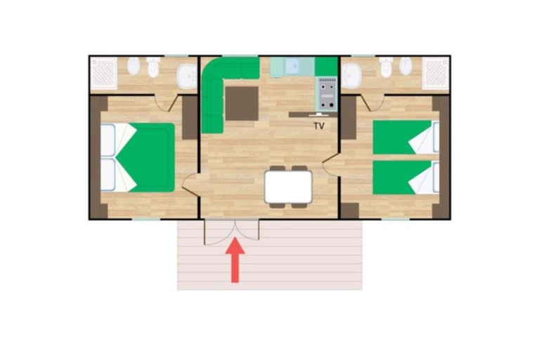 Feriendorf Pino Mare Mobilehome Trend