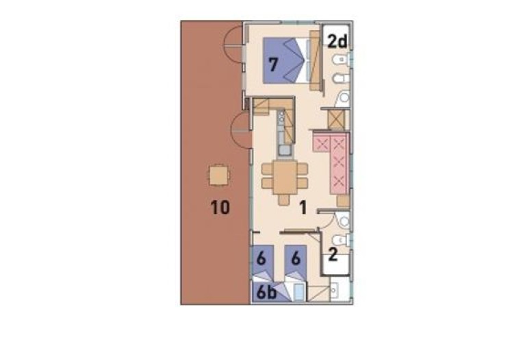 Ferienanlage Piani di Clodia Mobilehome Giulietta