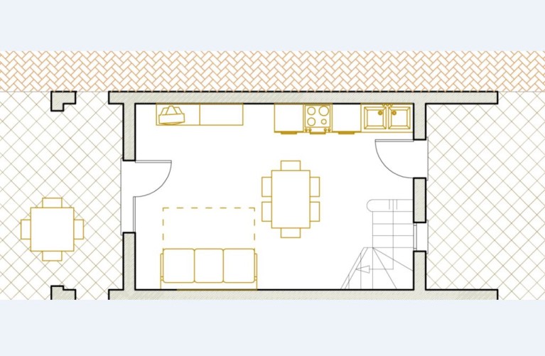 Residenz Borgo dell 'Ulivo Dreizimmer-Reihenhaus Tipo C
