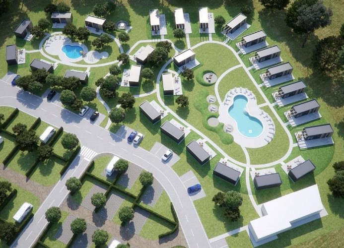 Glamping-Dorf Terme Tuhelj Mobilehome Vita Couple
