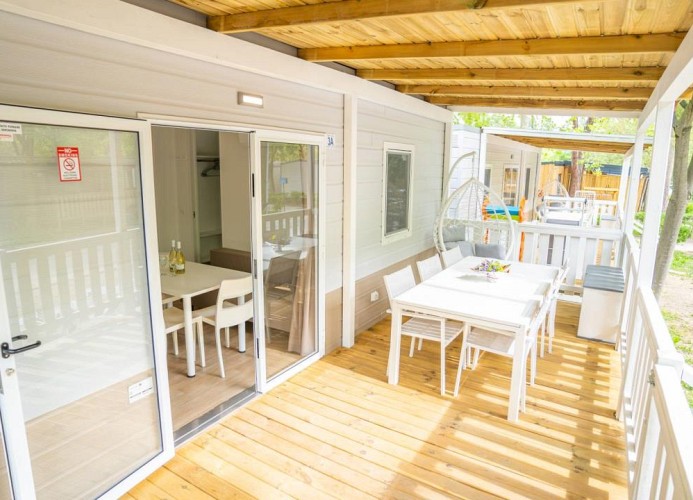 Valamar Camping Lanterna Mobilehome Happy Superior J Meerblick