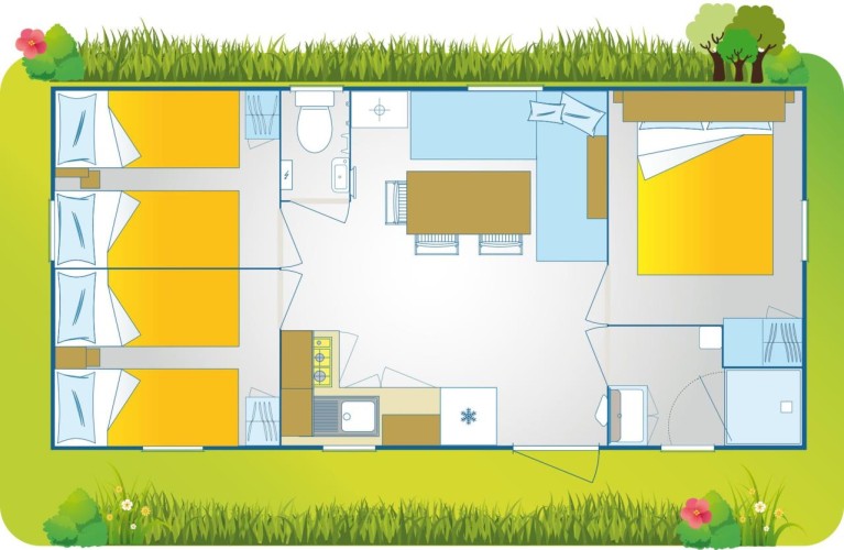 Ferienpark Bella Italia Mobilehome Happy Premium Suite
