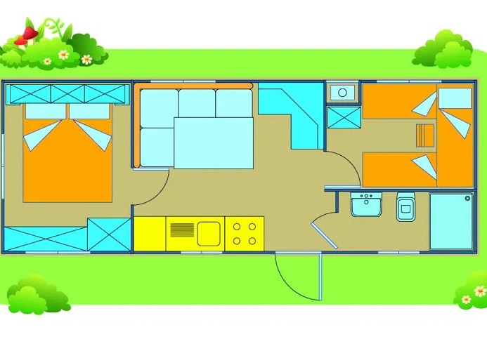 S'Ena Arrubia Camping Village Mobilehome Happy Easy