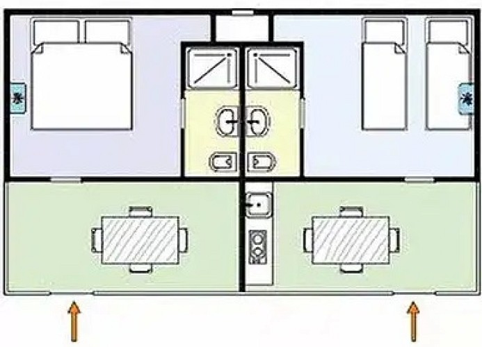 Bosco Verde Camping Mini Bungalow