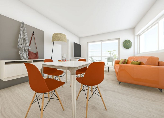 Residenz Zero Zero Zweizimmer-Wohnung Tipo B4 