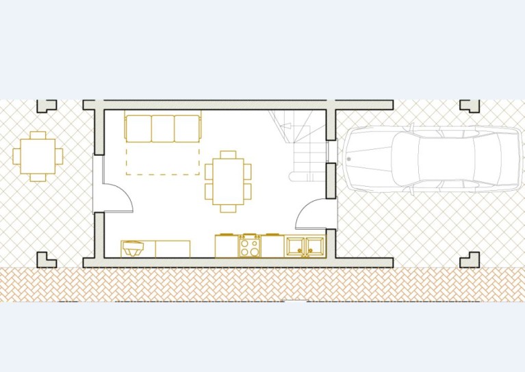 Residenz Borgo dell 'Ulivo Fünfzimmer-Reihenhaus Tipo E