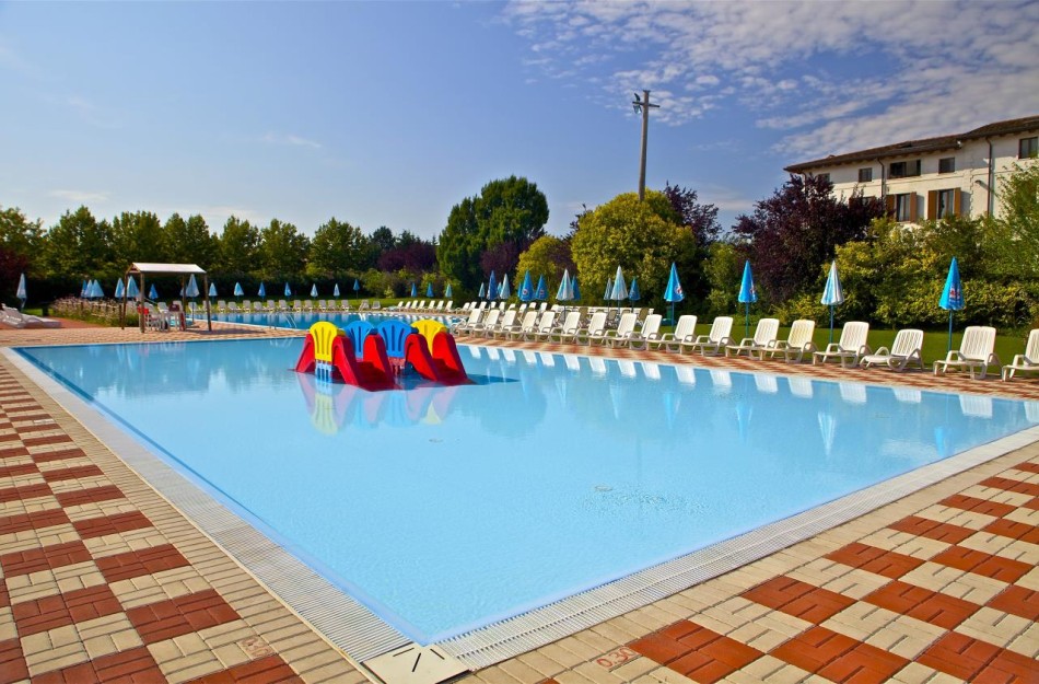 Feriendorf Benedetto Mobilehome Corallo Blue