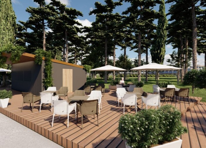 Hotel Pelegrin Plava Laguna Classic Zimmer mit Balkon 3 Pax und Parksicht inkl. Halbpension
