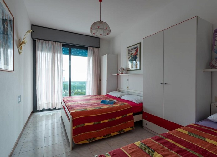 Residenz Luxor-Zweizimmerwohnung B5*+ mit seitlichem Meerblick