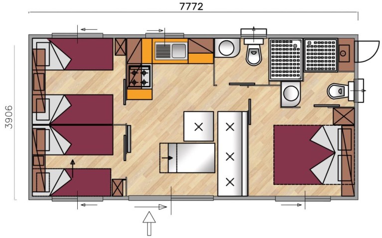 Feriendorf Oasi Mobilehome Honolulu