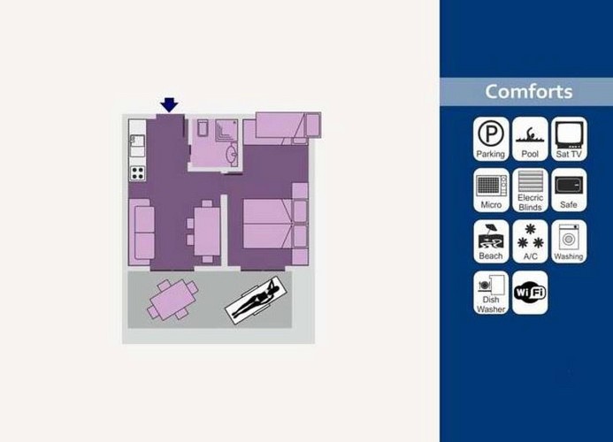 Residenz Bright Star Zweizimmer-Wohnung Emotion 