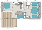 Feriendorf Els Pins Mobilehome Premium 3AC 