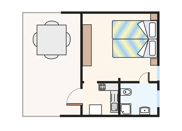 Ferienpark Rosapineta Bungalow B2K 