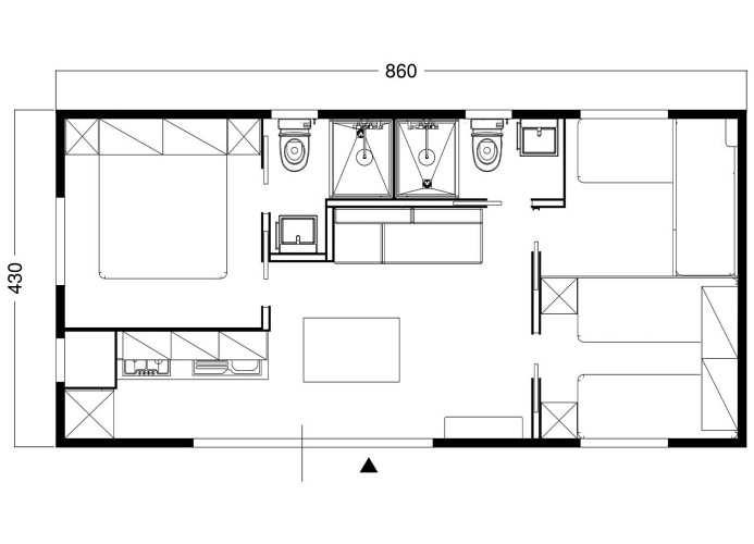 Ferienpark della Colombaia Mobilehome Central