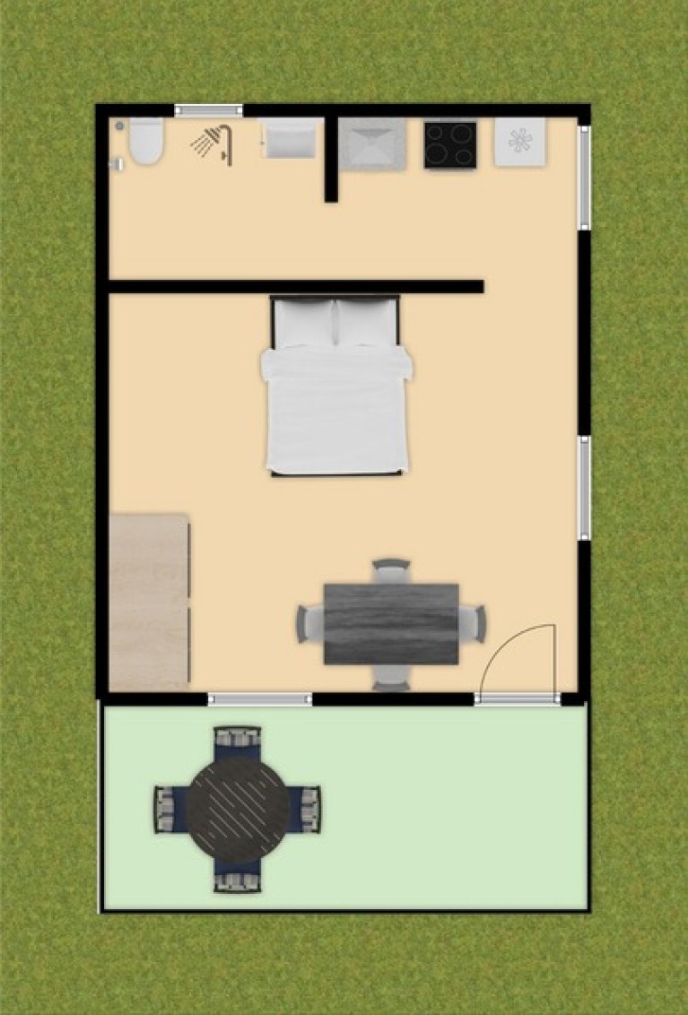 Camping La Conchiglia Bungalow Camelia
