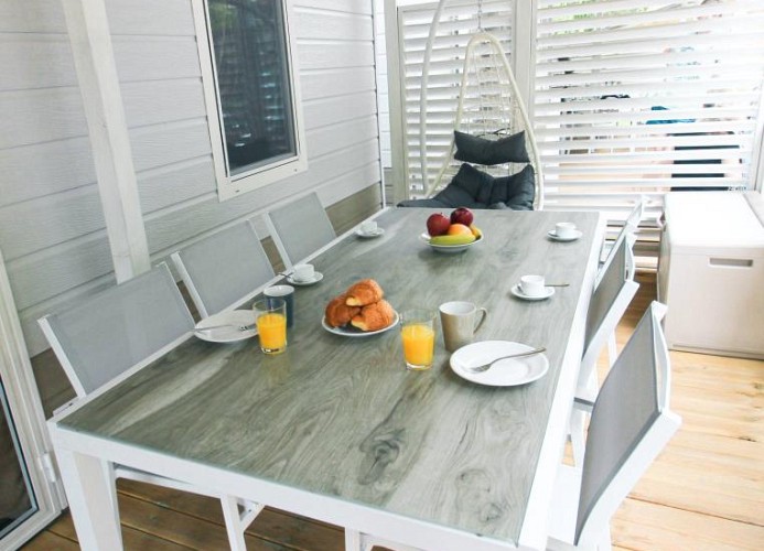 Valamar Camping Lanterna Mobilehome Happy Superior J Meerblick