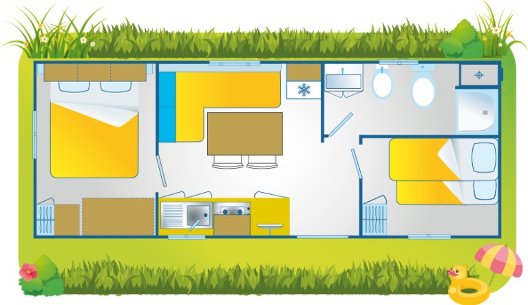 Ferienanlage Manacore Mobilehome Happy Relax Hillside