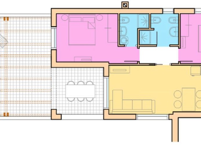 Villaggio A Mare Dreizimmer-Wohnung Trilo Penthouse Superior LIR6