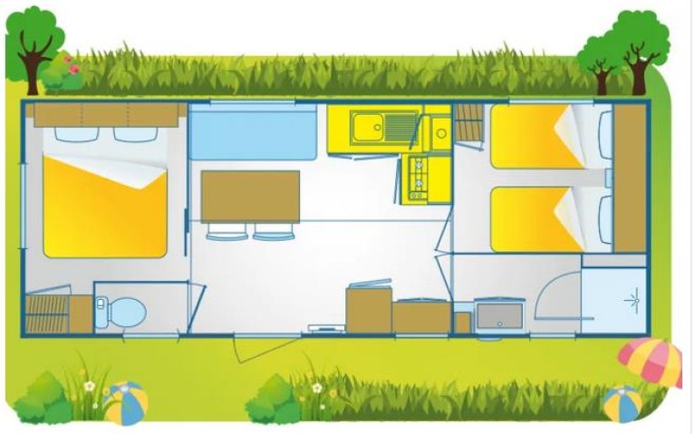 Camping La Vecchia Torre Mobilehome Happy Comfort