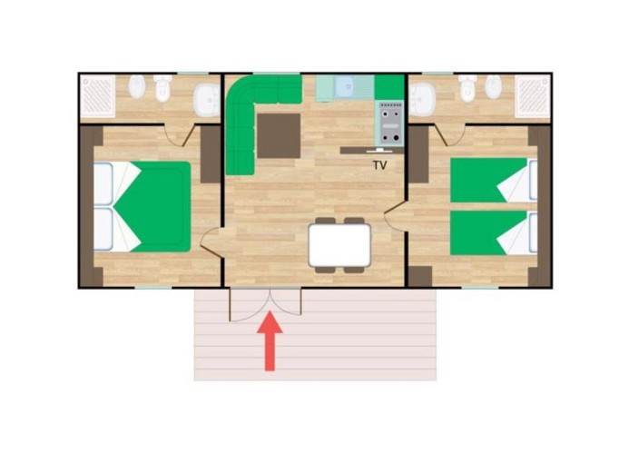 Feriendorf Pino Mare Mobilehome Trend