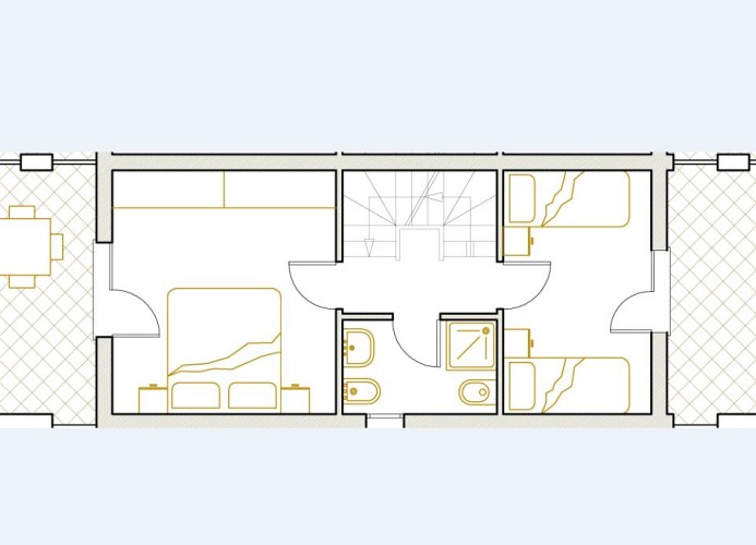 Residenz Borgo dell 'Ulivo Fünfzimmer-Reihenhaus Tipo E