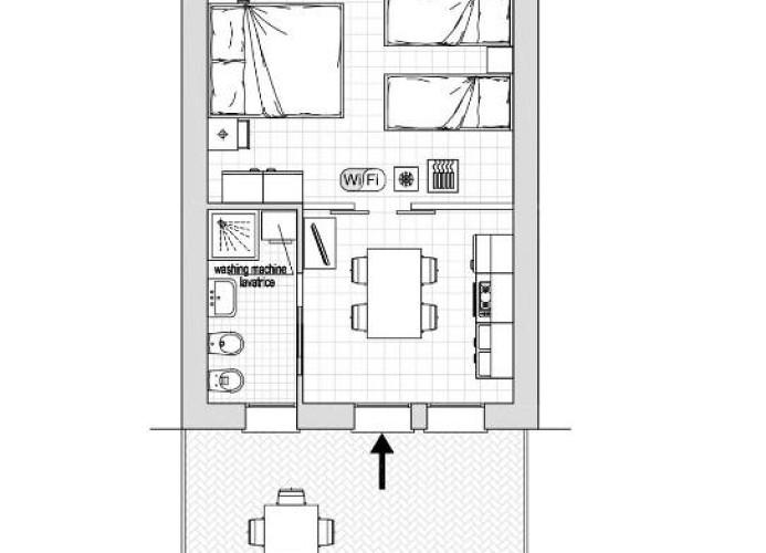 Residenz Arcobaleno Zweizimmer-Wohnung Stella Marina