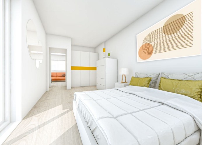 Residenz Zero Zero Zweizimmer-Wohnung Tipo B4 