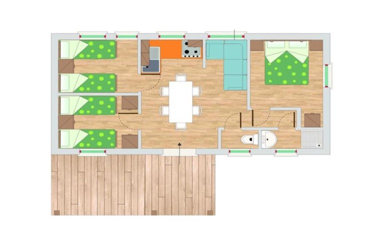 Ferienpark Rosapineta Sud Mobilehome C6
