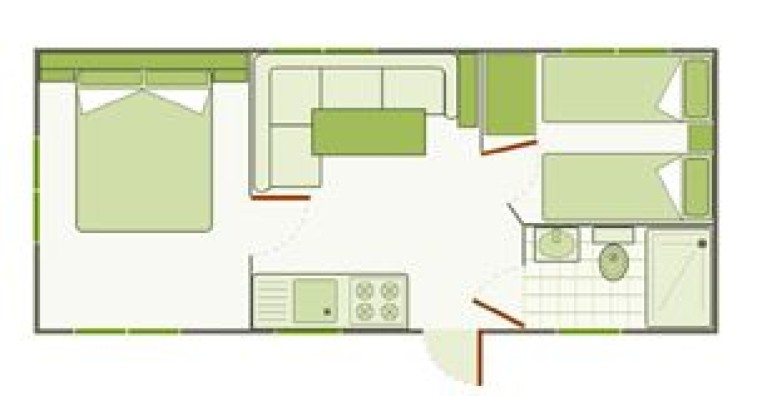 Camping Smeraldo Dormeletto Mobilehome Standard