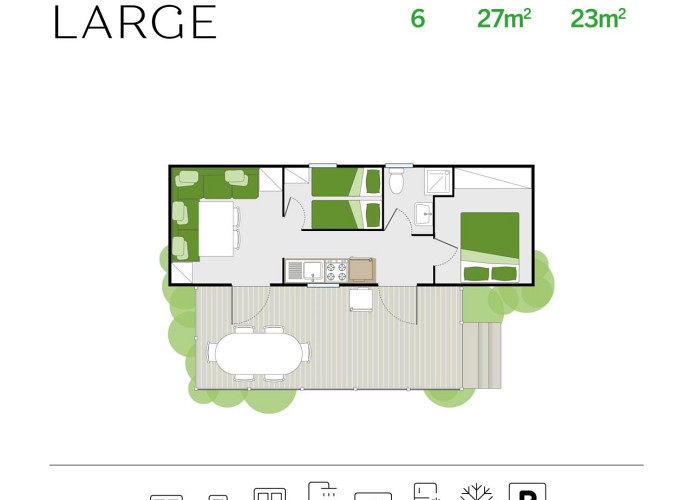 Barricata Holiday Village Mobilehome Bellagio Large 