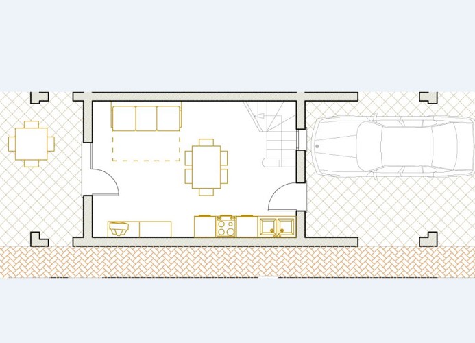 Residenz Borgo dell 'Ulivo Fünfzimmer-Reihenhaus Tipo E