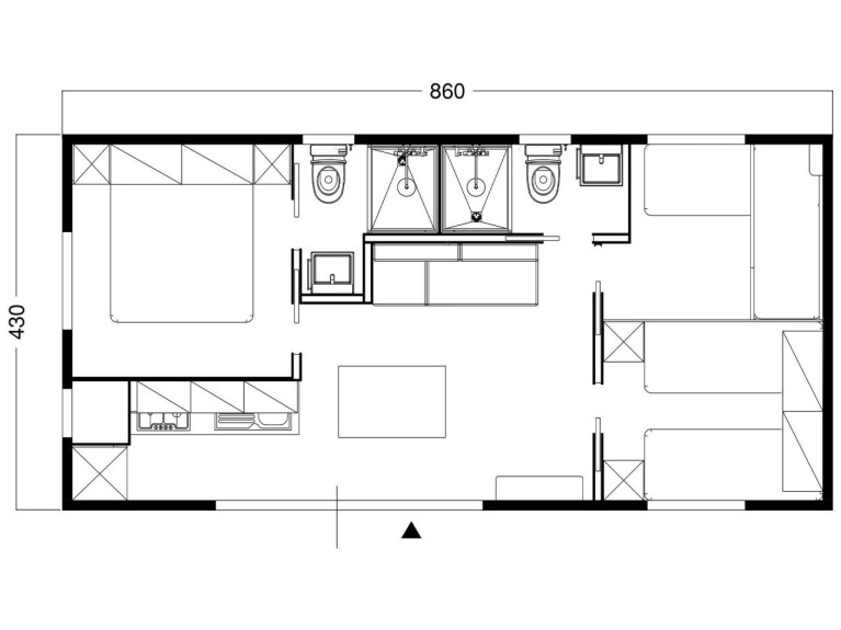 Ferienpark della Colombaia Mobilehome Central