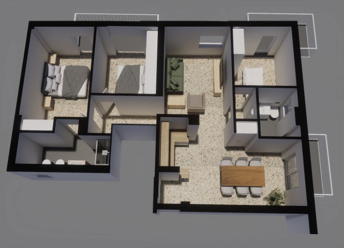 Villa Maria Vierzimmer-Wohnung Quadri