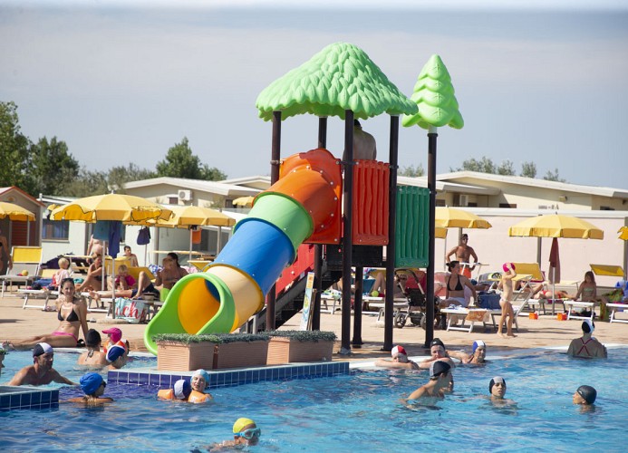 Rutschen-Pool