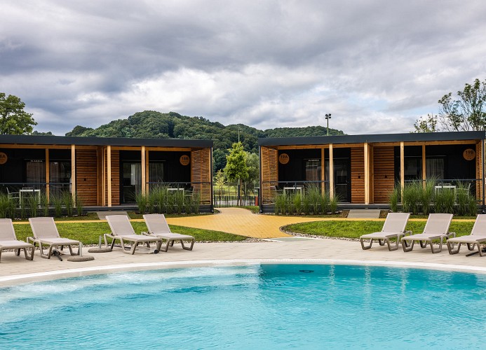 Glamping-Dorf Terme Tuhelj Mobilehome Vita Couple