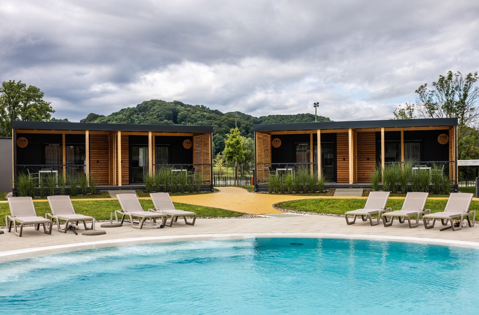 Glamping-Dorf Terme Tuhelj Mobilehome Vita Couple