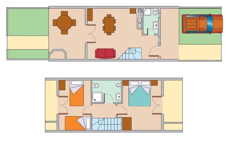 Residenz MareBlu Dreizimmer-Wohnung Trilo E