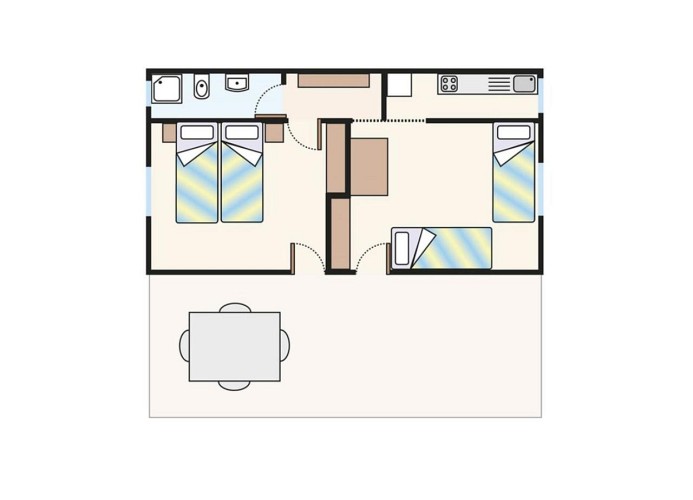 Ferienpark Rosapineta Chalet C4S 