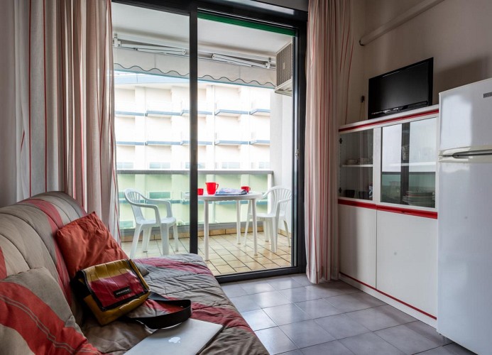 Residenz Luxor-Dreizimmerwohnung C6* mit seitlichem Meerblick