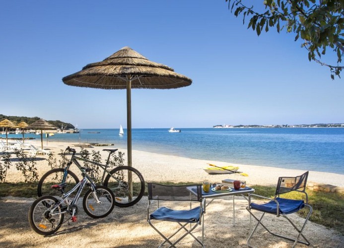 Valamar Camping Lanterna Mobilehome Happy Superior J Meerblick