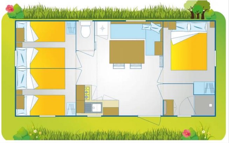 Camping Villaggio Lamaforca Mobilehome Happy Premium