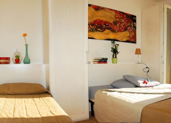 Residenz Evanike Zweizimmer-Wohnung Tipo B1 1S poolseitig (57/59/62) 