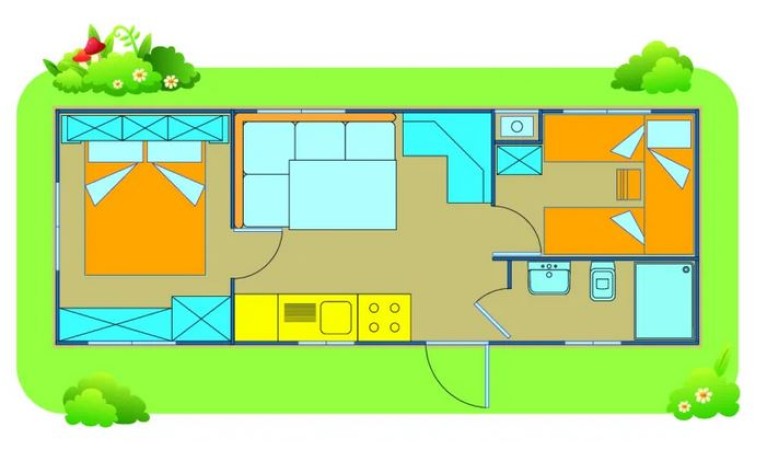 Camping Riccione Mobilehome Happy Easy