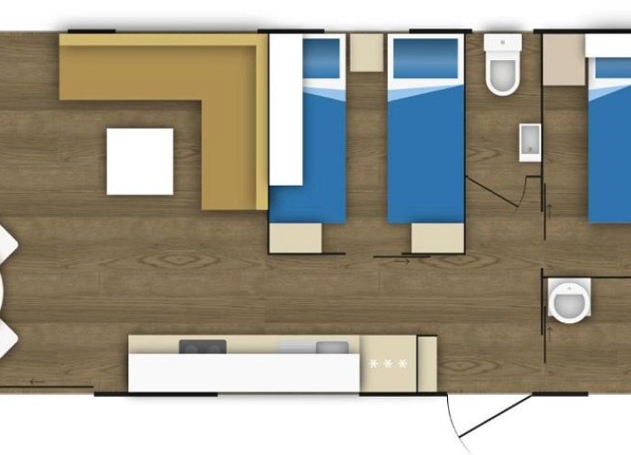 Glamping-Dorf Terme Tuhelj Mobilehome Vita Loft