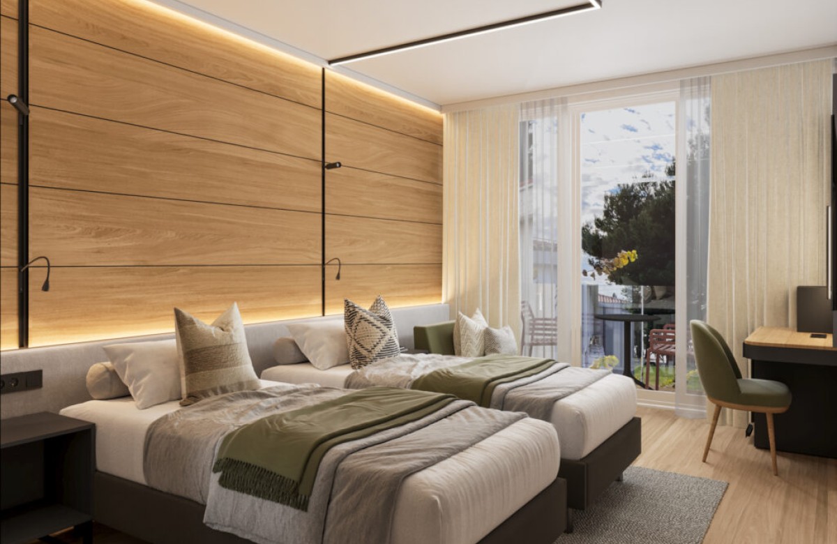Hotel Pelegrin Plava Laguna Classic Zimmer mit Balkon und Parksicht inkl. Halbpension